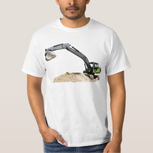 Awesome Big Green Construction Excavator #4 T-Shirt