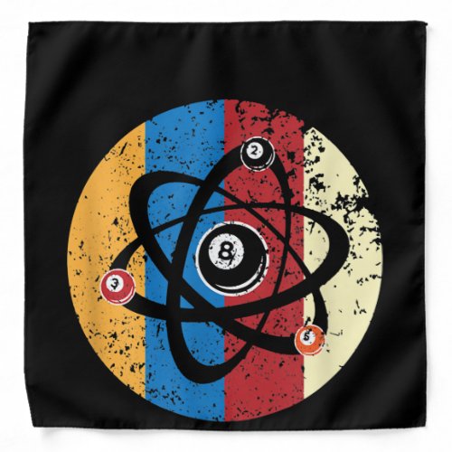 Awesome Billiards Ball Atom Science Pool Players Bandana