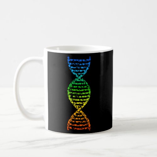 Awesome Biology Colorful Dna Genetics Coffee Mug