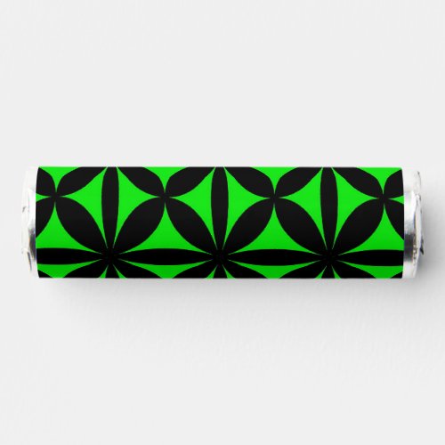 Awesome Black and Green Modern  Retro Print  Breath Savers Mints