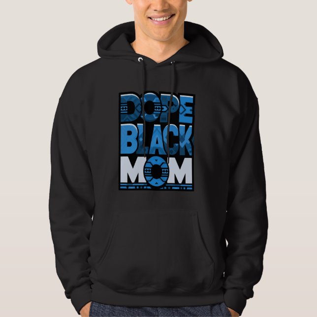 Awesome Black Mom, Black History, Mother's Day, Fa Hoodie (Front)