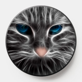 Awesome Blue Eyed Cat Face PopSocket