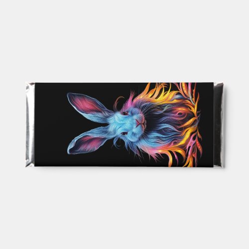 Awesome Blue Rabbit on Fire  Hershey Bar Favors