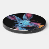 Awesome Blue Rabbit on Fire  Wireless Charger (Front 2)