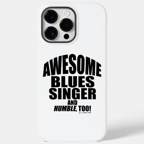 Awesome Blues Singer Case_Mate iPhone Case