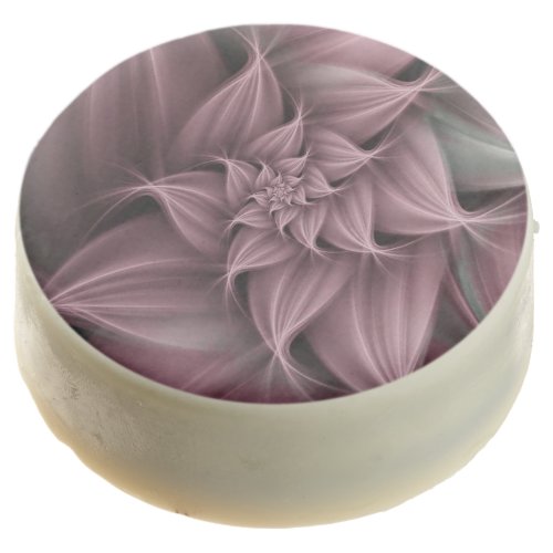 Awesome Blush Flower Fractal  Chocolate Covered Oreo