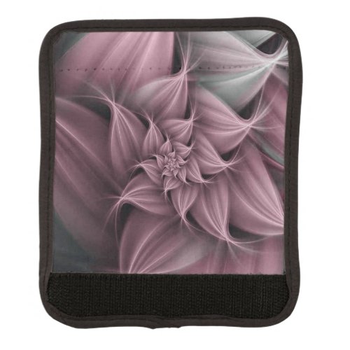 Awesome Blush Flower Fractal  Luggage Handle Wrap