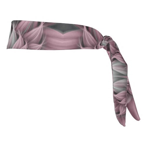 Awesome Blush Flower Fractal  Tie Headband