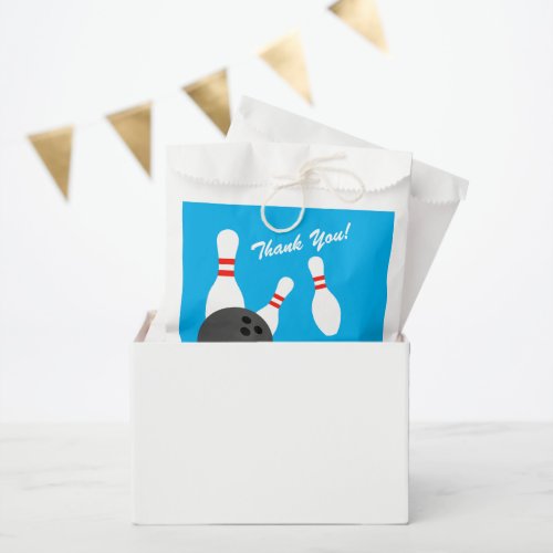 Awesome bowling Birthday party favor bags for kids