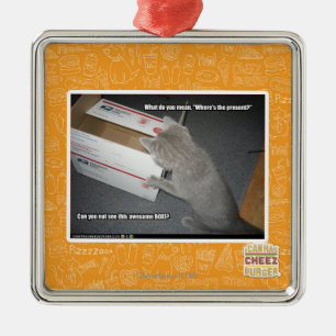 Awesome Box Metal Ornament
