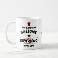 Awesome Boyfriend Valentine Mug Add Your Name