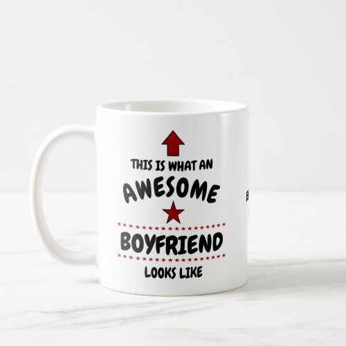 Awesome Boyfriend Valentine Mug Add Your Name