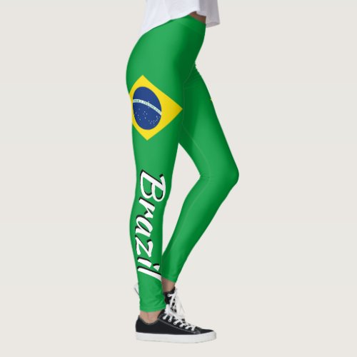 Awesome Brazil Brazilian Flag Leggings