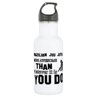 Awesome brazilian jiu jitsu design water bottle