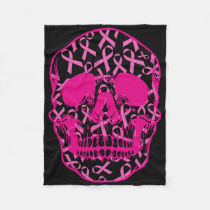 Awesome Breast Cancer Supporter Awareness Month Fleece Blanket