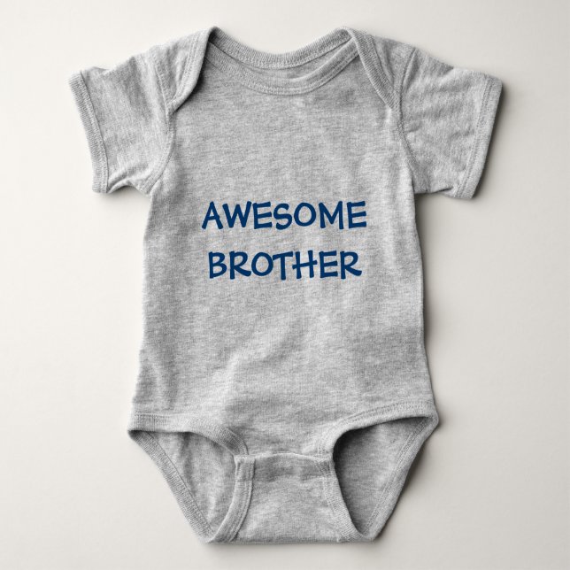 AWESOME BROTHER BABY BODYSUIT (Front)