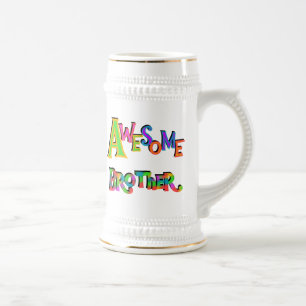 Awesome Brother T-shirts and Gifts Beer Stein