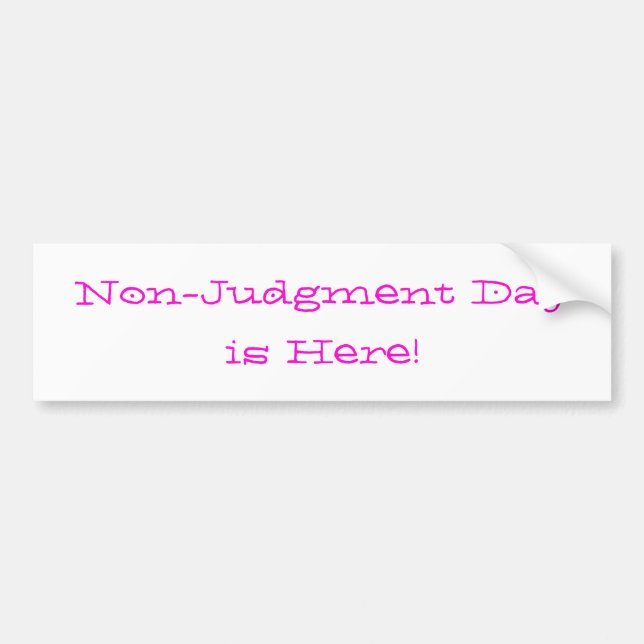 Awesome bumper Sticker! Sticker (Front)