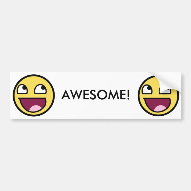 Awesome Bumpersticker Bumper Sticker (Front)