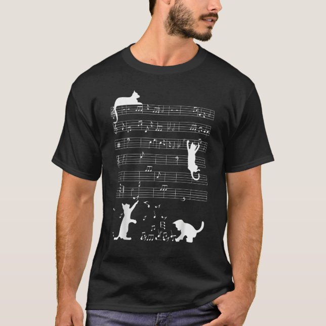 Awesome Ca Music  Music Note Clef Musician T-Shirt (Front)
