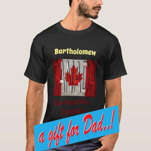 Awesome Canada Flag Name T_Shirt