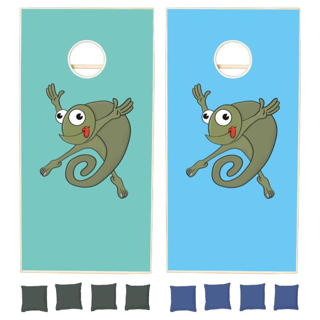 Awesome Chameleon Cornhole Set (Set)