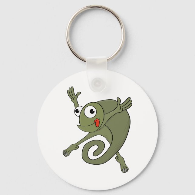 Awesome Chameleon Keychain (Front)