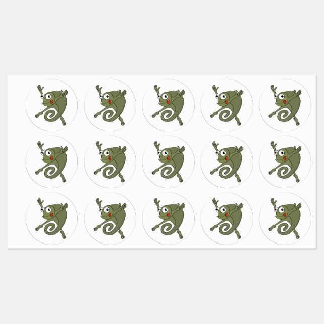 Awesome Chameleon Labels (Sheet)