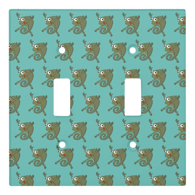 Awesome Chameleon Light Switch Cover (Front)
