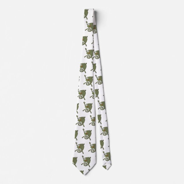 Awesome Chameleon Neck Tie (Front)