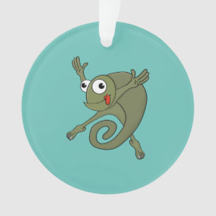 Awesome Chameleon Ornament