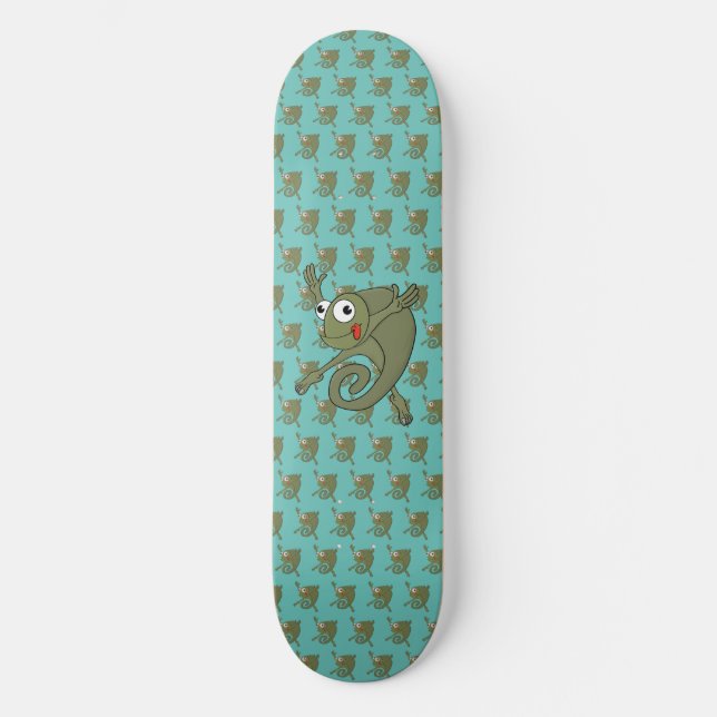 Awesome Chameleon Skateboard (Front)