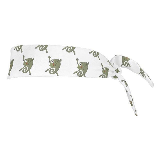 Awesome Chameleon Tie Headband (Rotate 90)