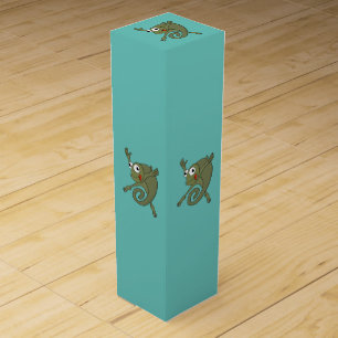 Awesome Chameleon Wine Box