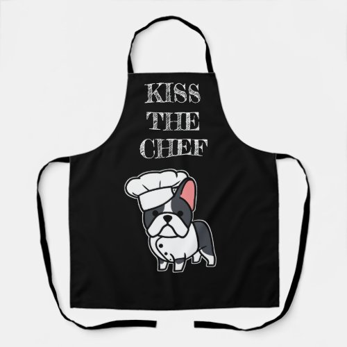 Awesome chef _ Cartoon French bulldog  Apron