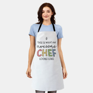 Awesome Chef Gifts   Best Chef Ever Funny Gift Apron