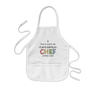 Awesome Chef Gifts Best Chef Ever Funny Gift Kids' Apron