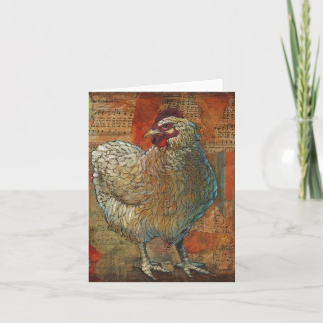 Awesome Chicken Greeting Card (Front)