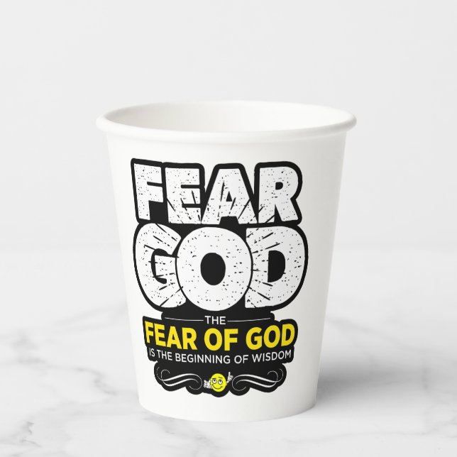 Awesome Christian Cup With Bible Verses paper cup (Front)