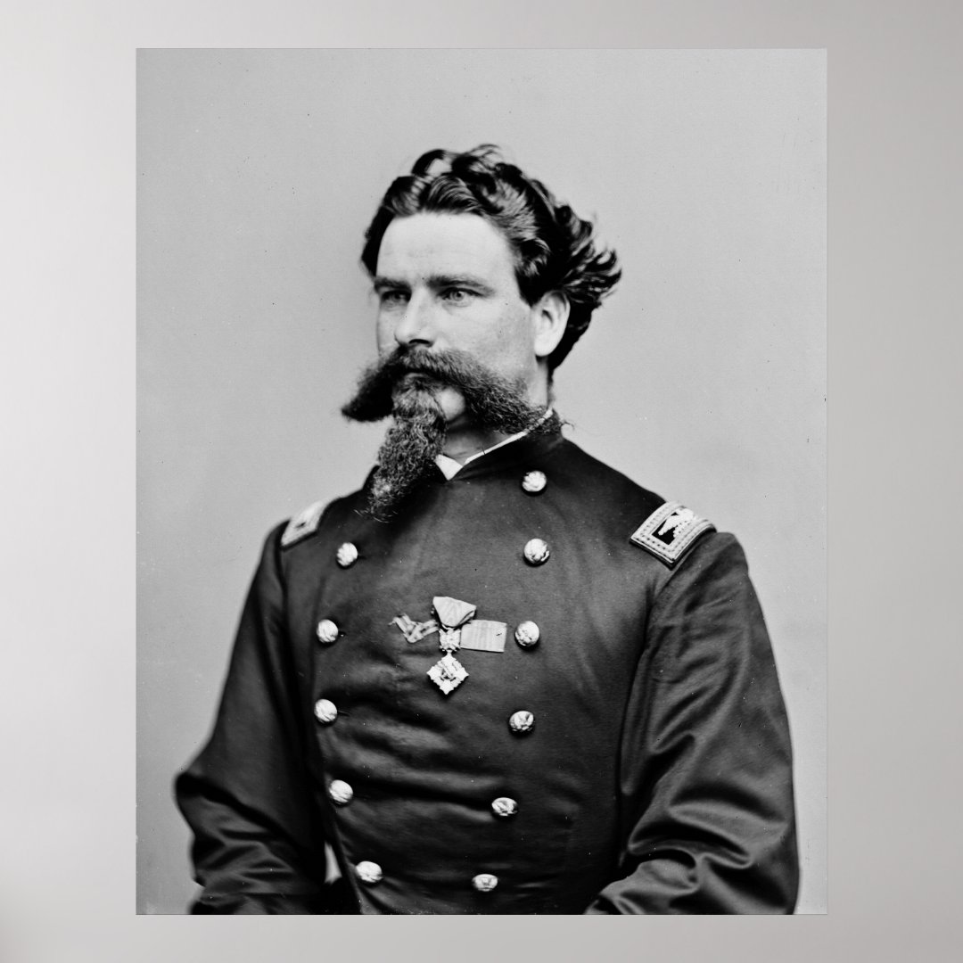 Awesome Civil War Goatee, 1860s Poster | Zazzle