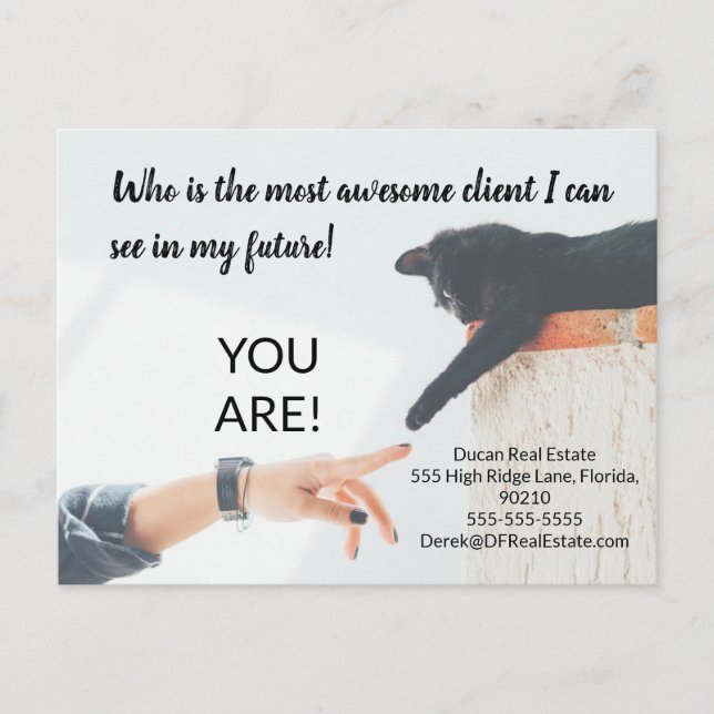 Awesome client  real estate marketing sell postcar postcard (Front)