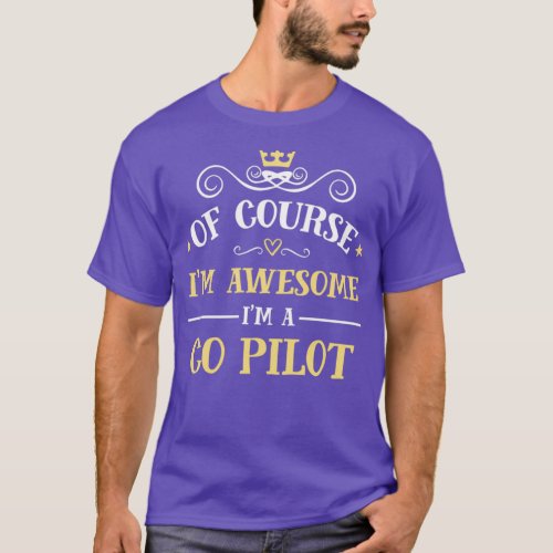 Awesome Co Pilot Proud Co Pilot  T_Shirt