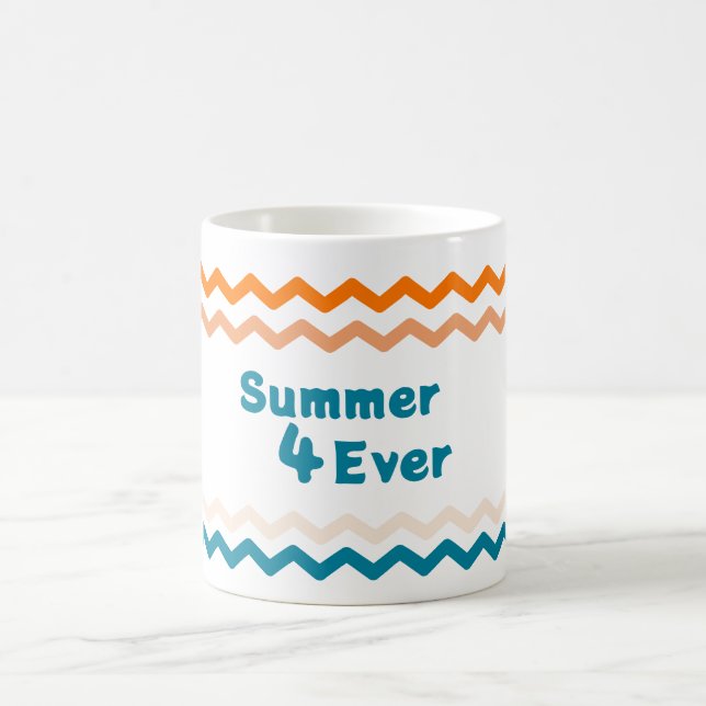 Awesome Colorful Beach Lovers Coffee Mug (Center)