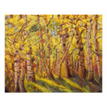 Awesome Colors in Aspen Tree Grove Photo Print