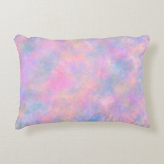 Awesome Combination of Pastel Colors Accent Pillow