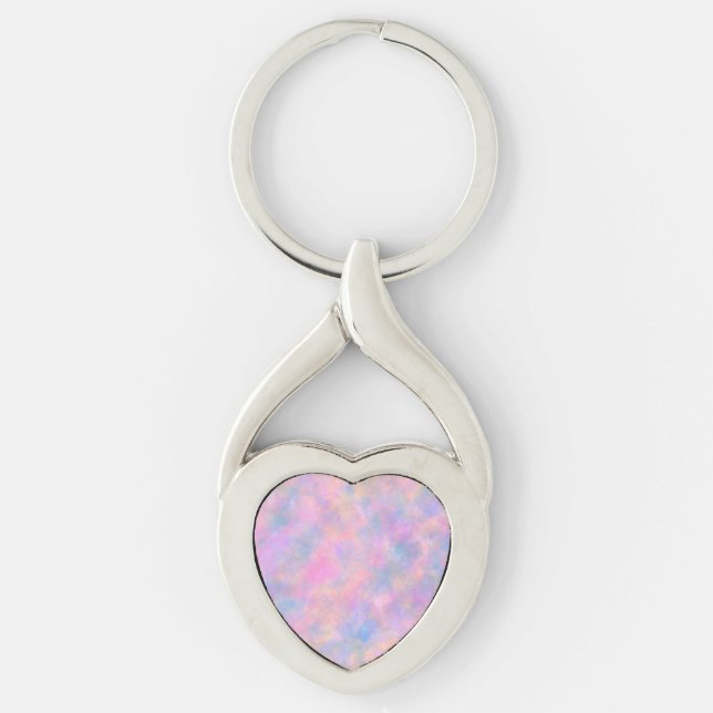 Awesome Combination of Pastel Colors  Keychain (Front)