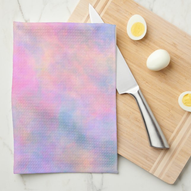 Awesome Combination of Pastel Colors  Kitchen Towel (Quarter Fold)