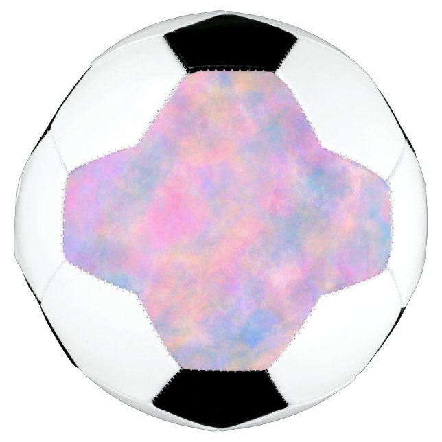 Awesome Combination of Pastel Colors  Soccer Ball (Front)