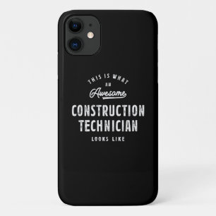 Awesome Construction Technician iPhone 11 Case