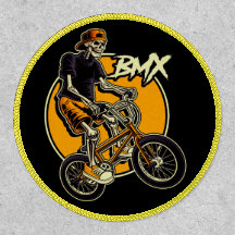 Awesome Cool BMX Skull Bike Rider